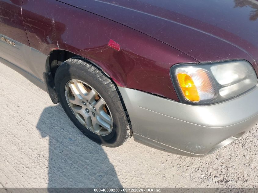 2001 Subaru Outback VIN: 4S3BH665617617418 Lot: 40308238