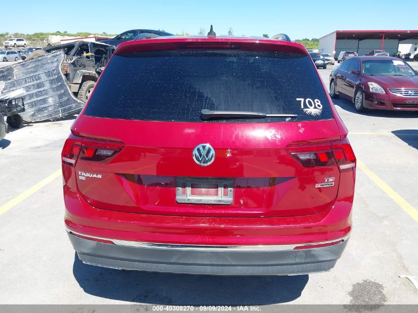 2018 VOLKSWAGEN TIGUAN 2.0T SE/2.0T SEL - 3VV2B7AX2JM213183