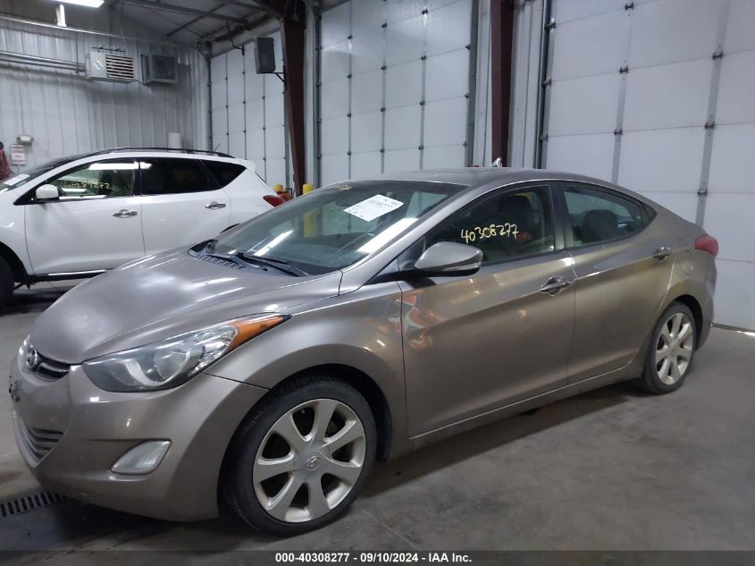 2012 Hyundai Elantra Limited VIN: 5NPDH4AE8CH110992 Lot: 40308277