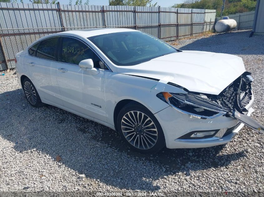 3FA6P0RU3JR248830 2018 FORD FUSION - Image 1