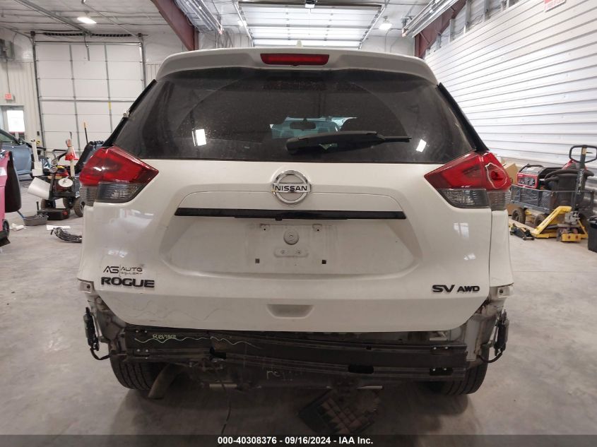 2018 Nissan Rogue Sv/Sl VIN: 5N1AT2MV1JC760205 Lot: 40308376