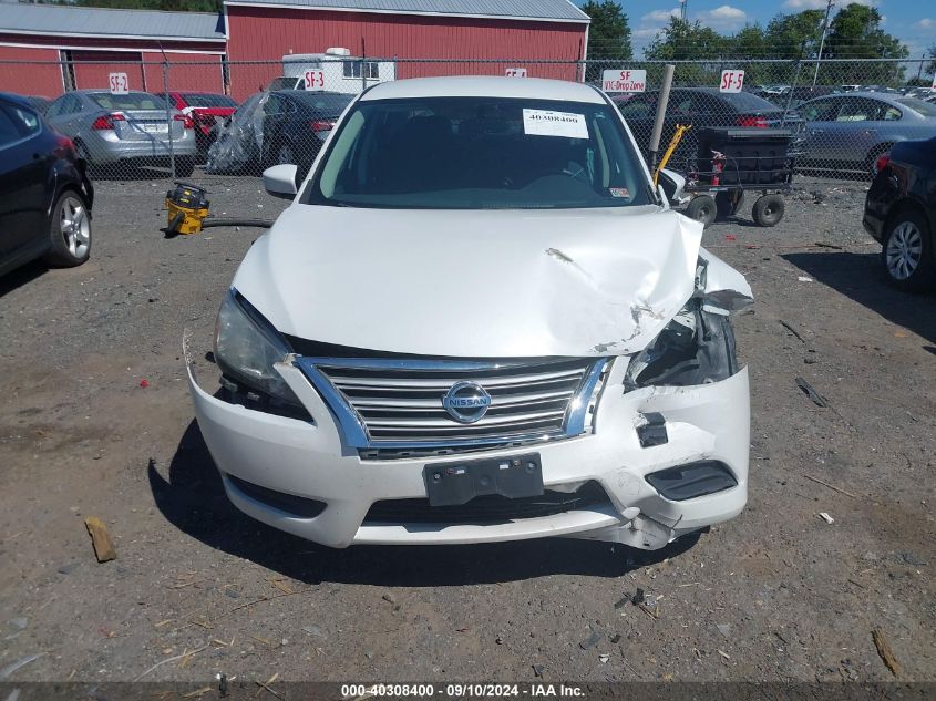 2013 Nissan Sentra S VIN: 3N1AB7AP5DL751156 Lot: 40308400