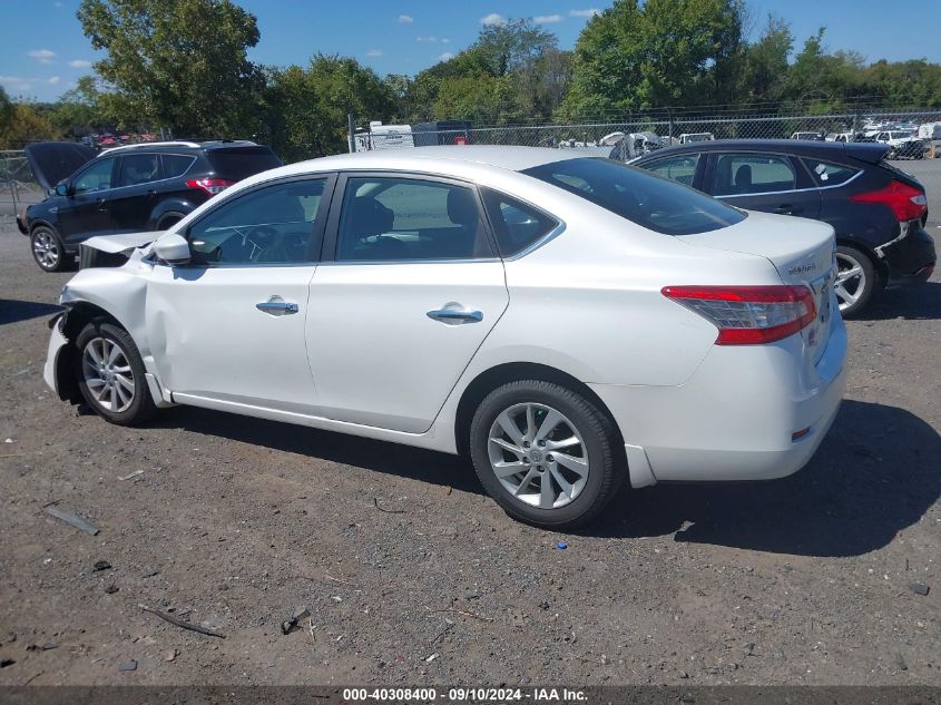 2013 Nissan Sentra S VIN: 3N1AB7AP5DL751156 Lot: 40308400