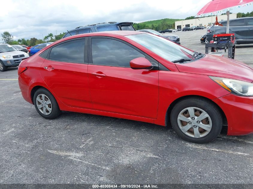 2013 Hyundai Accent Gls VIN: KMHCT4AE8DU331599 Lot: 40308434