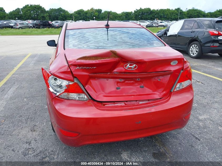 2013 Hyundai Accent Gls VIN: KMHCT4AE8DU331599 Lot: 40308434