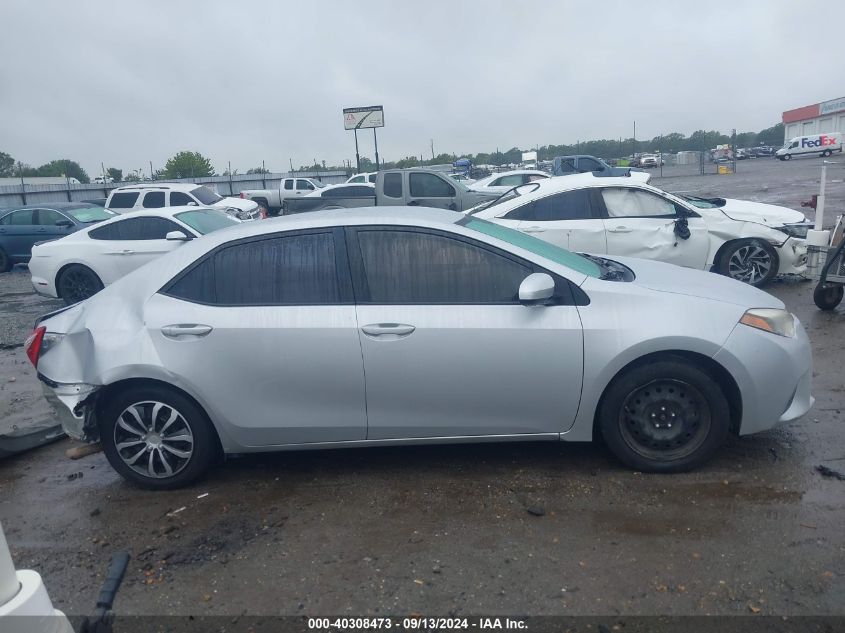 2014 Toyota Corolla Le VIN: 5YFBURHE8EP026893 Lot: 40308473