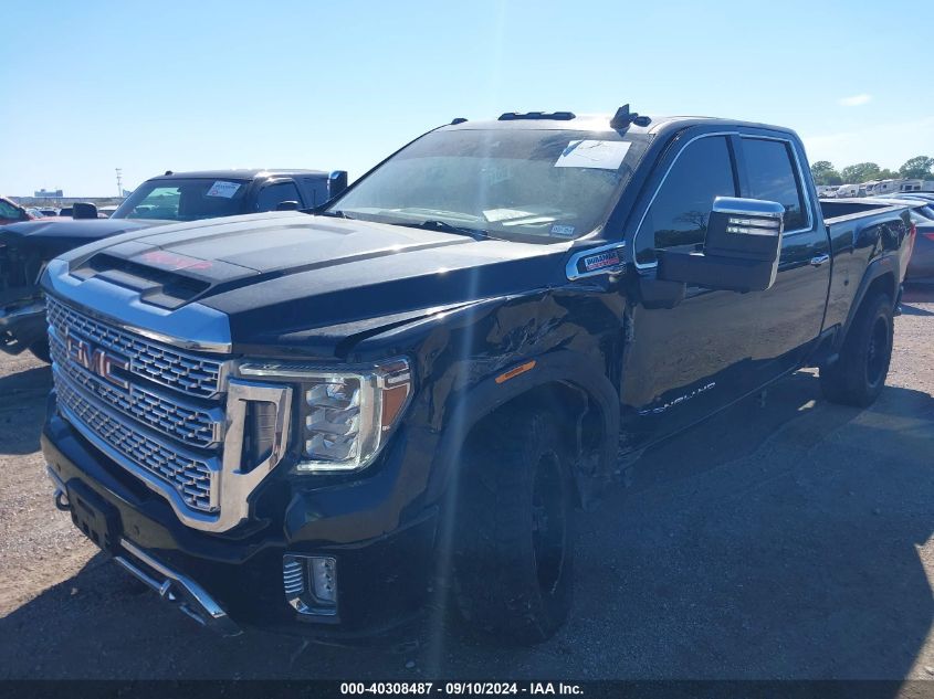 2022 GMC Sierra 2500Hd 4Wd Standard Bed Denali VIN: 1GT49REY1NF257263 Lot: 40308487