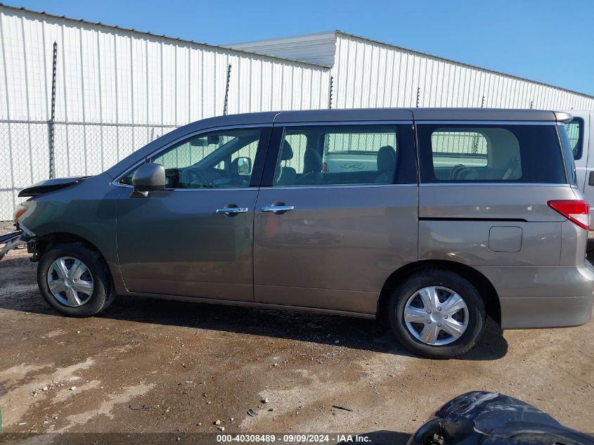 2014 Nissan Quest S VIN: JN8AE2KP3E9104419 Lot: 40308489