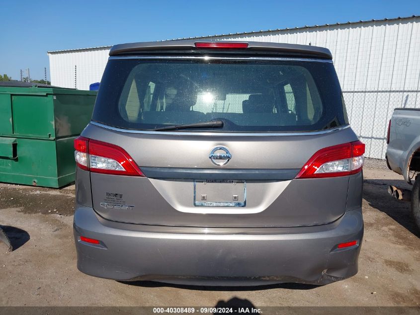 2014 Nissan Quest S VIN: JN8AE2KP3E9104419 Lot: 40308489