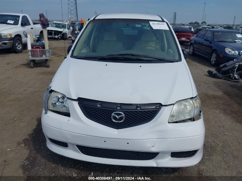 2003 Mazda Mpv Es/Lx/Lx-Sv VIN: JM3LW28A530354368 Lot: 40308497