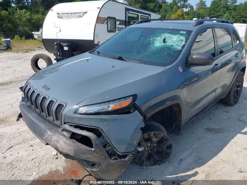 2015 Jeep Cherokee Trailhawk VIN: 1C4PJMBSXFW570966 Lot: 40308502