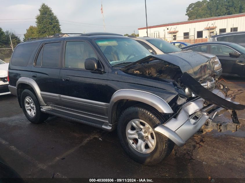 2002 Toyota 4Runner Limited V6 VIN: JT3GN87R020250574 Lot: 40308506