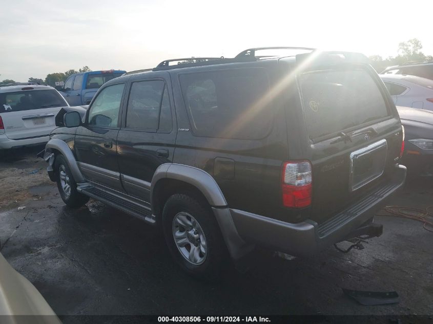 2002 Toyota 4Runner Limited V6 VIN: JT3GN87R020250574 Lot: 40308506