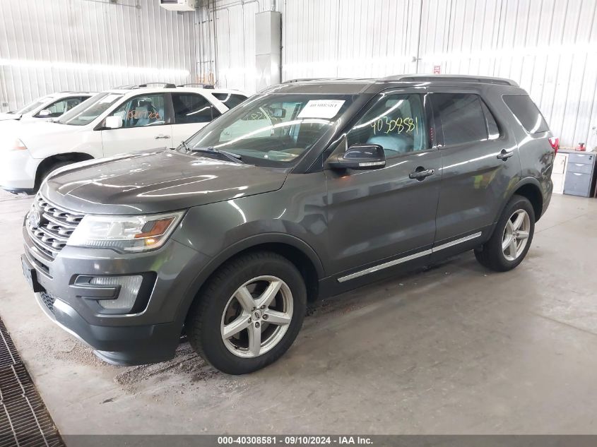 1FM5K8D89GGC58612 2016 FORD EXPLORER - Image 2