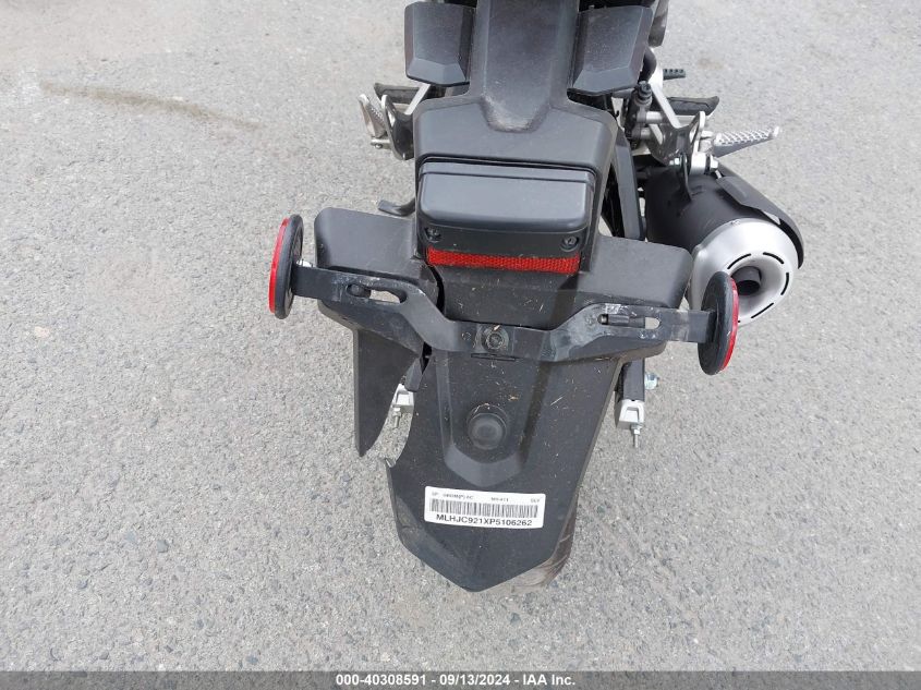 2023 Honda Grom 125 VIN: MLHJC921XP5106262 Lot: 40308591