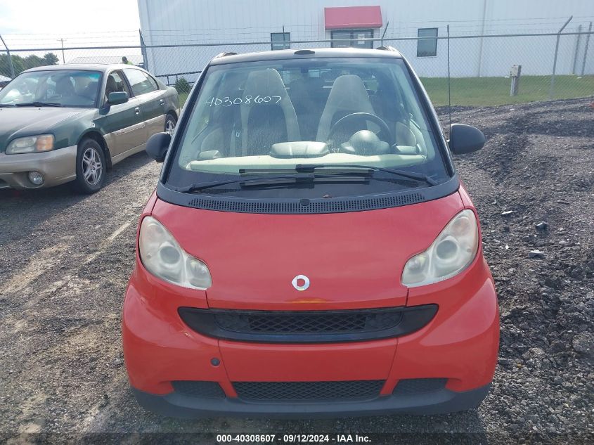 2008 Smart Fortwo Passion VIN: WMEEK31X28K150576 Lot: 40308607