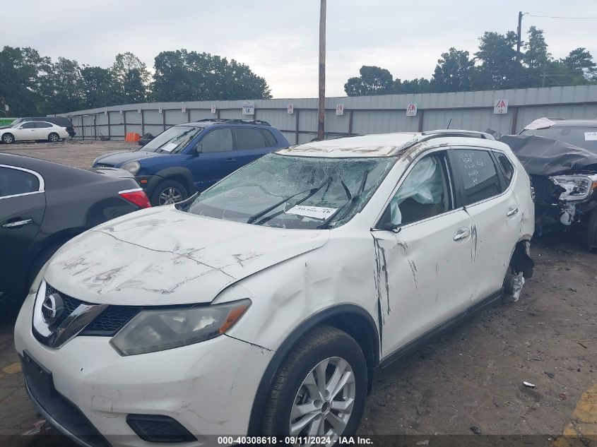 2015 Nissan Rogue S/Sl/Sv VIN: 5N1AT2MK7FC771433 Lot: 40308618