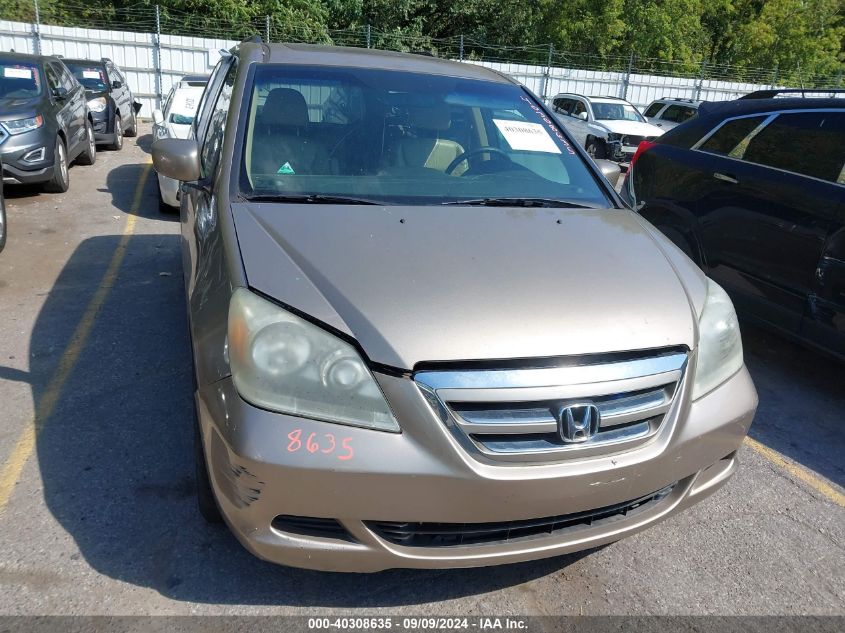 2007 Honda Odyssey Ex-L VIN: 5FNRL38737B408683 Lot: 40308635