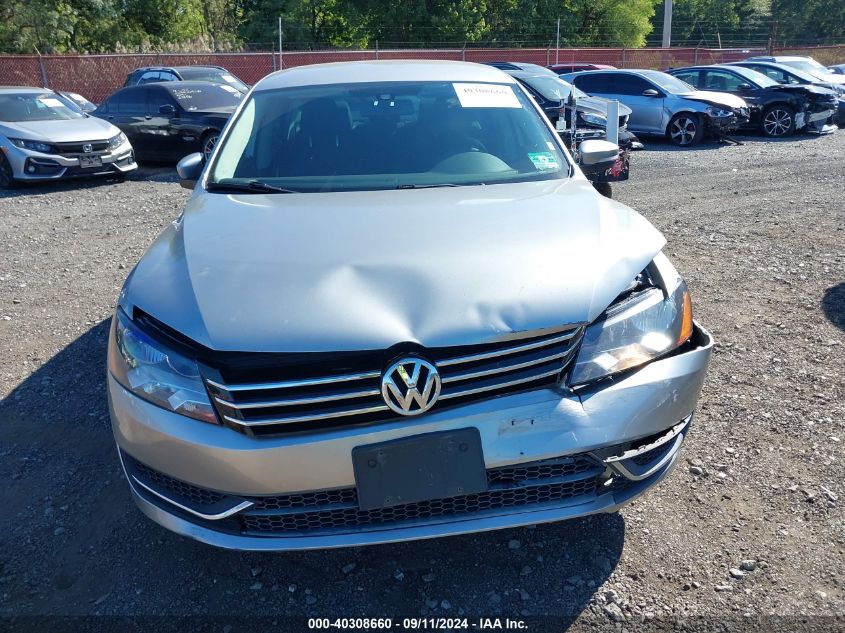 1VWAP7A30DC129780 2013 Volkswagen Passat 2.5L S