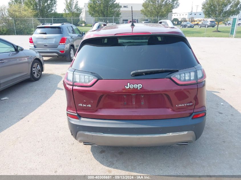 2019 Jeep Cherokee Limited 4X4 VIN: 1C4PJMDX9KD437971 Lot: 40308681