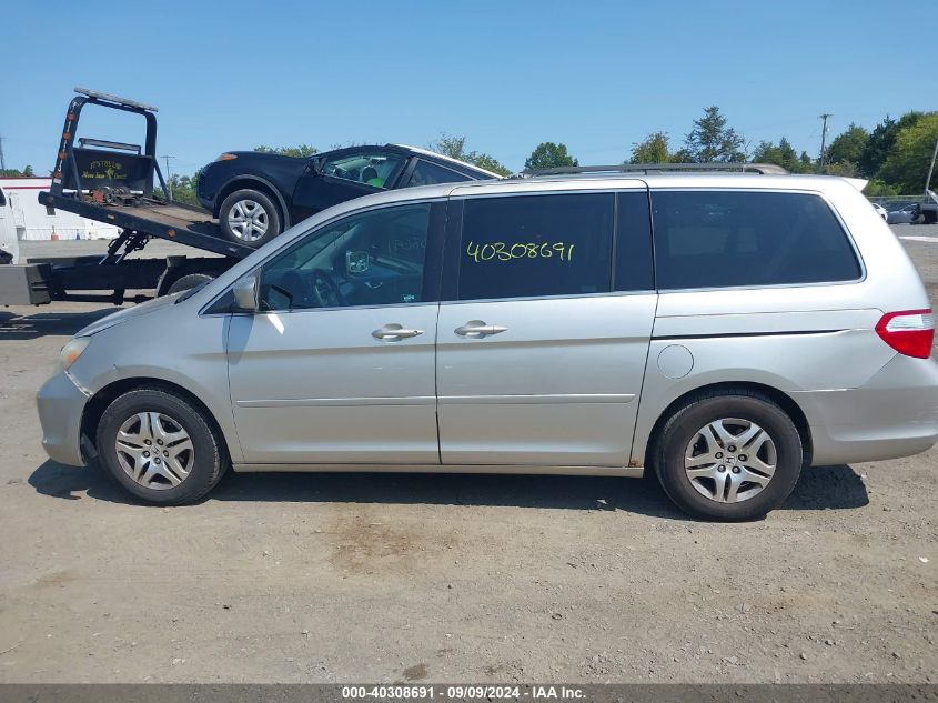 2007 Honda Odyssey Ex VIN: 5FNRL38497B144634 Lot: 40308691