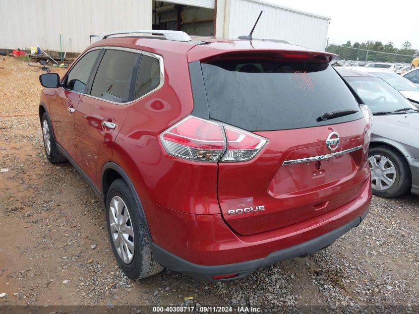 2016 Nissan Rogue S/Sl/Sv VIN: 5N1AT2MT8GC826840 Lot: 40308717