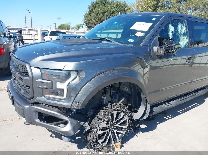 2019 Ford F-150 Raptor VIN: 1FTFW1RG3KFA60451 Lot: 40308744