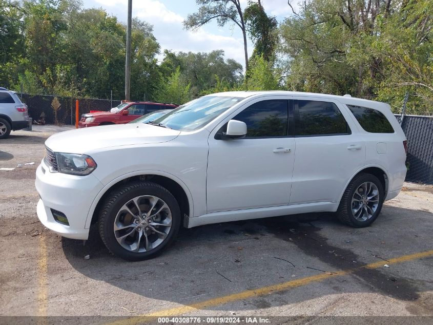 2020 Dodge Durango Gt Awd VIN: 1C4RDJDG2LC248973 Lot: 40308776