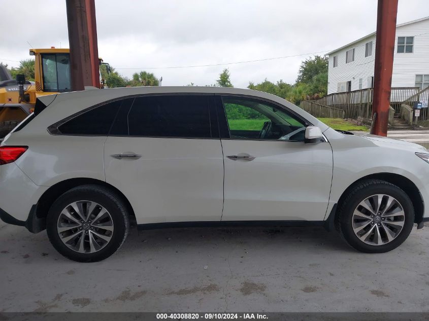 VIN 5FRYD3H42FB004754 2015 Acura MDX, Technology Pa... no.13