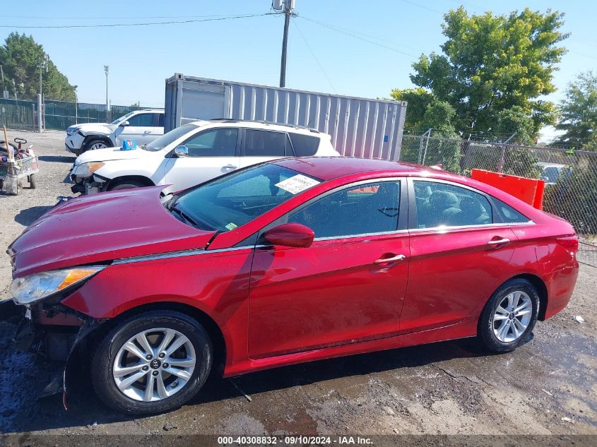 2014 Hyundai Sonata Gls VIN: 5NPEB4AC1EH853016 Lot: 40308832