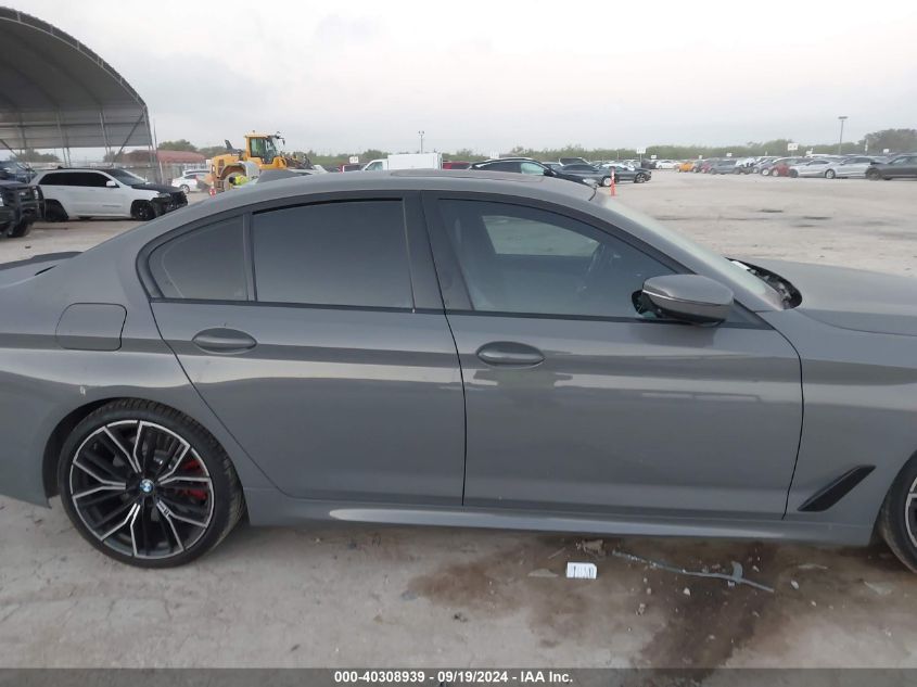 2021 BMW M550I xDrive VIN: WBA13BK07MCH45501 Lot: 40308939