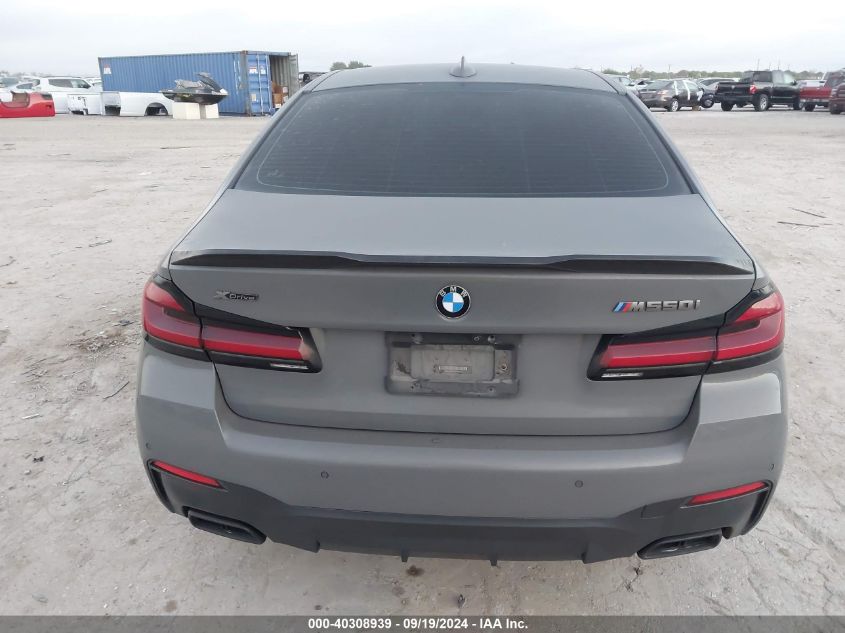 2021 BMW M550I xDrive VIN: WBA13BK07MCH45501 Lot: 40308939