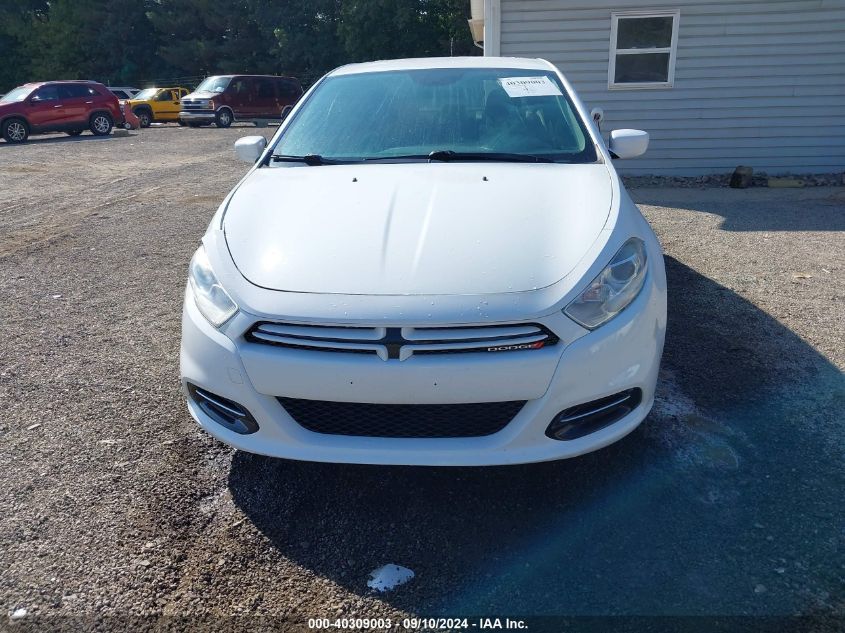 2013 Dodge Dart Sxt VIN: 1C3CDFBA1DD152589 Lot: 40309003