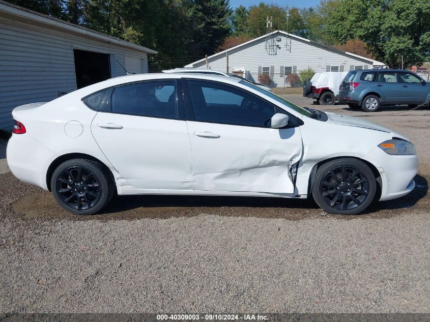 2013 Dodge Dart Sxt VIN: 1C3CDFBA1DD152589 Lot: 40309003