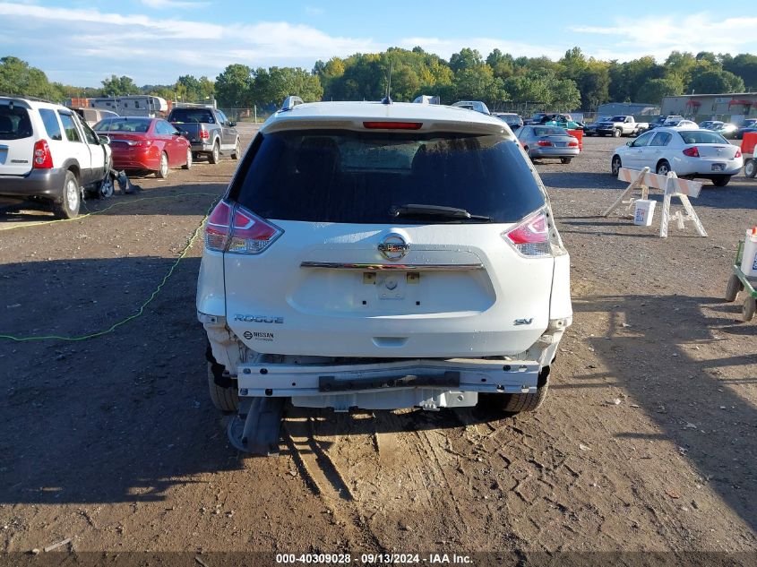 2016 Nissan Rogue S/Sl/Sv VIN: KNMAT2MT9GP649325 Lot: 40309028