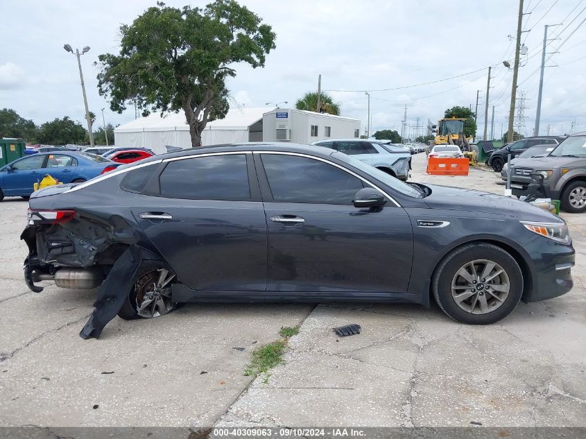 2017 Kia Optima Lx Turbo VIN: 5XXGT4L17HG176233 Lot: 40309063