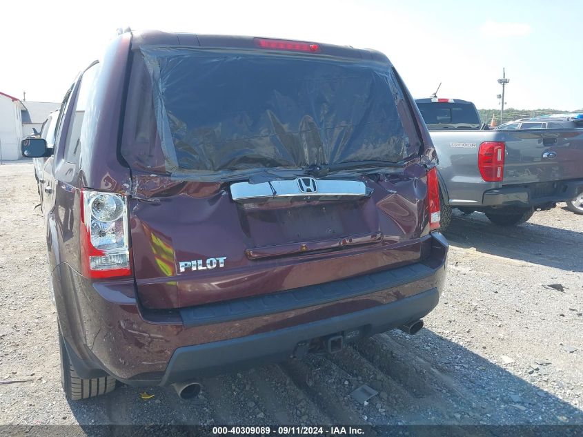 2009 Honda Pilot Ex-L VIN: 5FNYF485X9B005651 Lot: 40309089