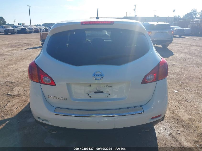 2010 Nissan Murano S VIN: JN8AZ1MU7AW015188 Lot: 40309137