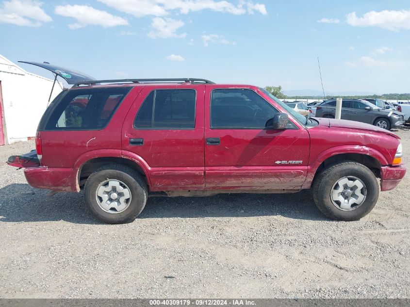 2004 Chevrolet Blazer Ls VIN: 1GNDT13X54K137153 Lot: 40309179