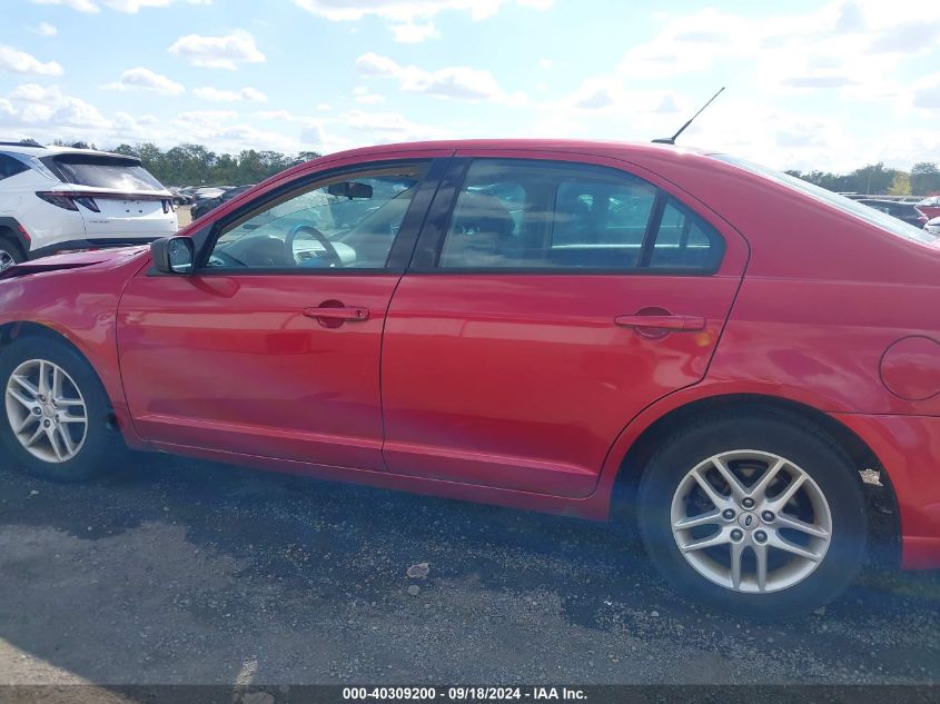 2012 Ford Fusion S VIN: 3FAHP0GA0CR410482 Lot: 40309200