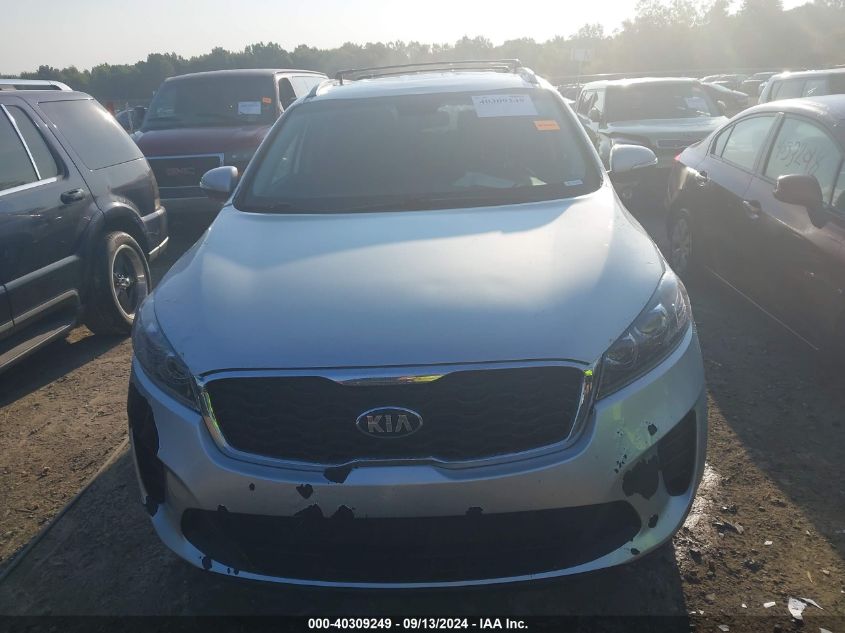 2019 Kia Sorento 2.4L Lx VIN: 5XYPG4A3XKG530788 Lot: 40309249