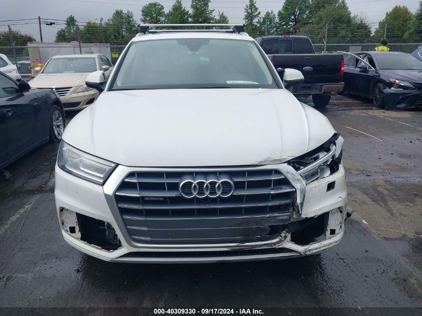 2019 Audi Q5 45 Premium VIN: WA1ANAFY6K2042442 Lot: 40309330