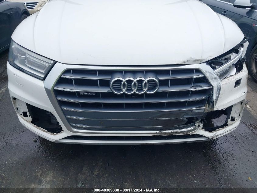 2019 Audi Q5 45 Premium VIN: WA1ANAFY6K2042442 Lot: 40309330