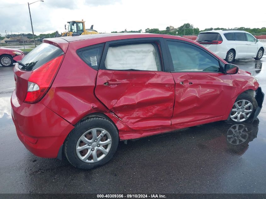 2013 Hyundai Accent Gs VIN: KMHCT5AE9DU078962 Lot: 40309356