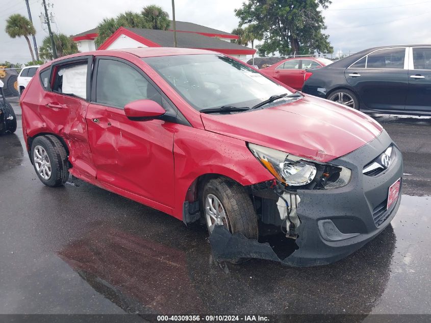 2013 Hyundai Accent Gs VIN: KMHCT5AE9DU078962 Lot: 40309356