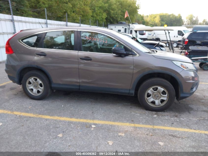 2015 Honda Cr-V Lx VIN: 5J6RM4H39FL023330 Lot: 40309362