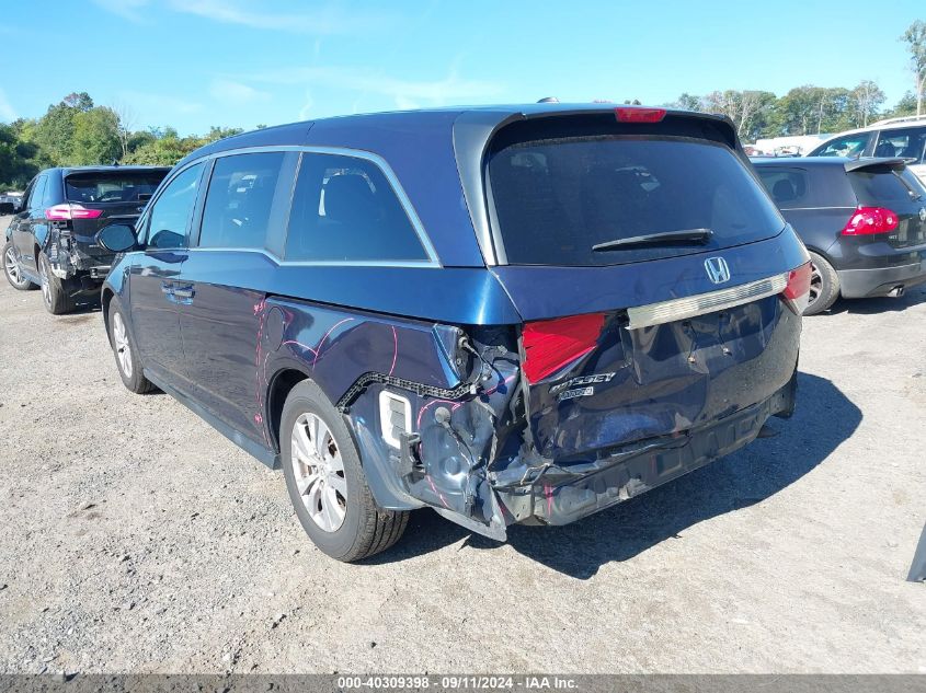 2016 Honda Odyssey Ex-L VIN: 5FNRL5H62GB011405 Lot: 40309398