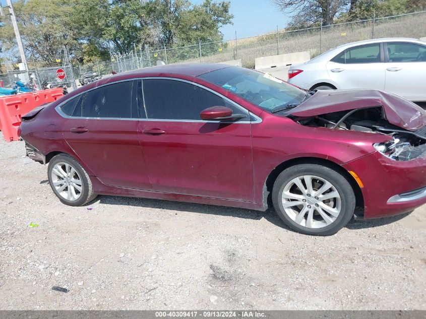 2016 Chrysler 200 Limited VIN: 1C3CCCABXGN111873 Lot: 40309417