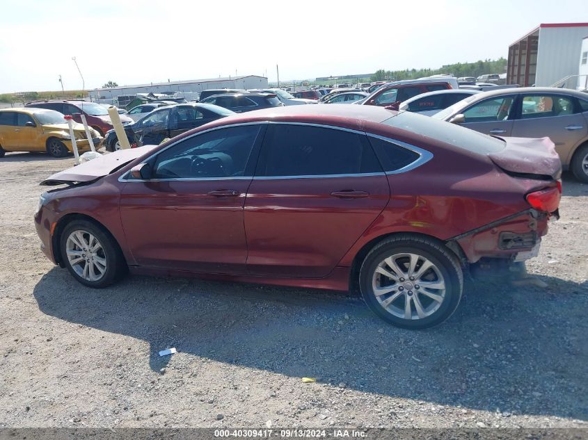 2016 Chrysler 200 Limited VIN: 1C3CCCABXGN111873 Lot: 40309417