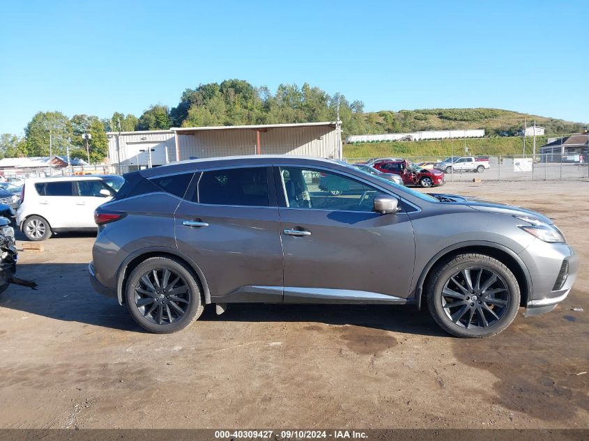 2020 Nissan Murano Sl Intelligent Awd VIN: 5N1AZ2CS9LN123155 Lot: 40309427